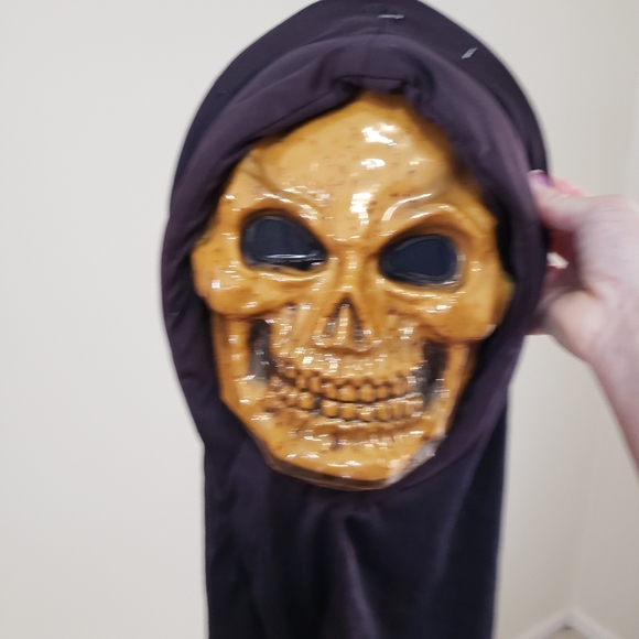 Halloween Scary Costumes Set bloody face Skelton and Zombie SAME DAY - Picture 4 of 8